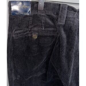 Brooks Brothers NWT Men's Milano Fit 42x32 Dark Gray Thick Corduroy Pants